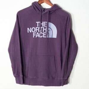 The North Face Purple Logo Hoodie Size Small Cozy Gorpcore Streetwear